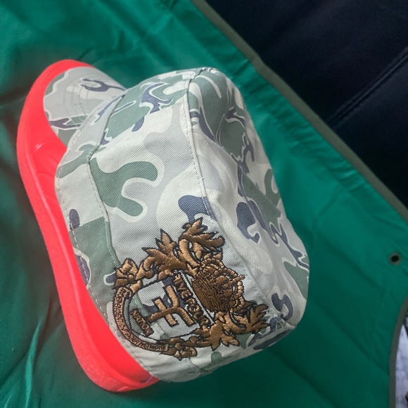 Five Four 90s Vintage Nation Camo Cap.Sz S-M - Picture 3 of 5